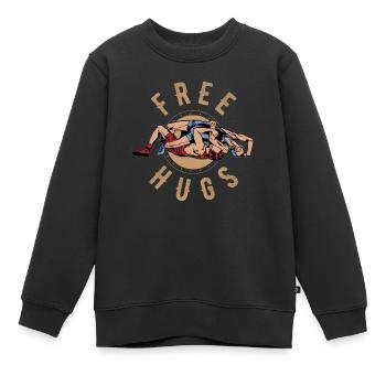 Ringen, Ringen 2021, tokio, - Kinder Premium Organic Sweatshirt - Schwarz - Vorne - AI Model Kid Female (0cm)