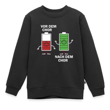 Nach dem Chor - Kinder Premium Organic Sweatshirt - Schwarz - Vorne - AI Model Kid Female (0cm)