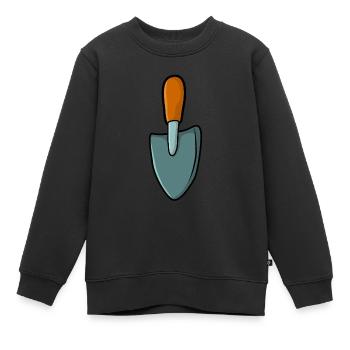 Jardin jardin - Sweat Premium enfant bio - noir - Devant - AI Model Kid Female (0cm)
