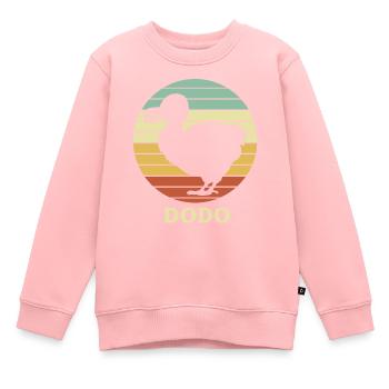 dodo - Kids Premium Organic Sweatshirt - rose - Front - AI Model Kid Female (0cm)