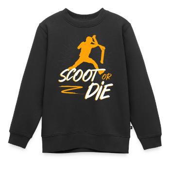 Scoot or les cascadeurs de cascadeurs scooters - Sweat Premium enfant bio - noir - Devant - AI Model Kid Female (0cm)