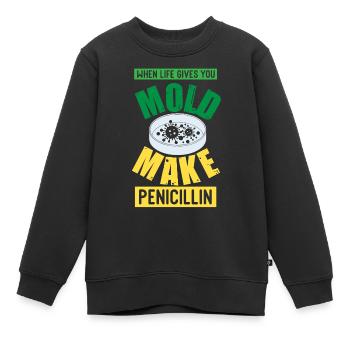 Professeur de biologie Biologiste Microbiologie Biologiste - Sweat Premium enfant bio - noir - Devant - AI Model Kid Female (0cm)
