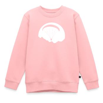 Gleitschirm Pilot Paraglider Gleitsegeln - Kinder Premium Organic Sweatshirt - Rosa - Vorne - AI Model Kid Female (0cm)