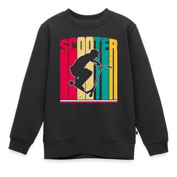 Cascadeurs de cascadeur vintage - Sweat Premium enfant bio - noir - Devant - AI Model Kid Female (0cm)