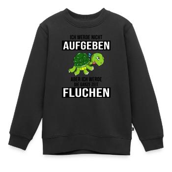 Läufer Jogging Joggen - Kinder Premium Organic Sweatshirt - Schwarz - Vorne - AI Model Kid Female (0cm)