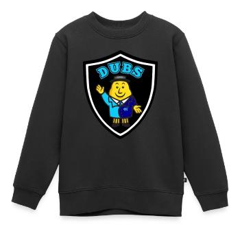 Dublin GAA - Kinder Premium Organic Sweatshirt - Schwarz - Vorne - AI Model Kid Female (0cm)