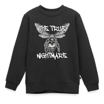 Le frelon asiatique - Sweat Premium enfant bio - noir - Devant - AI Model Kid Female (0cm)
