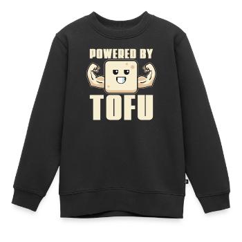 Veggie Gemüse Vegetarisch Vegetarier - Kinder Premium Organic Sweatshirt - Schwarz - Vorne - AI Model Kid Female (0cm)