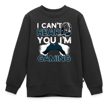 Gamer Gaming Jeux vidéo Jeux vidéo - Sweat Premium enfant bio - noir - Devant - AI Model Kid Female (0cm)