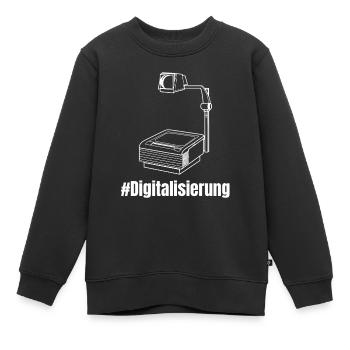 Digitalisierung Pandemie Schüler Deutschand Schule - Kinder Premium Organic Sweatshirt - Schwarz - Vorne - AI Model Kid Female (0cm)