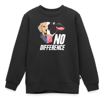 Vegan Veganismus Gemüse Veganer - Kinder Premium Organic Sweatshirt - Schwarz - Vorne - AI Model Kid Female (0cm)