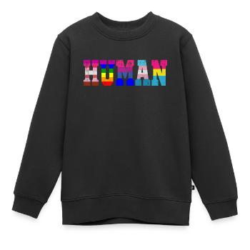 LGBT Homme Flag LGBT Pride Gay Pride Month LGBTQ - Sweat Premium enfant bio - noir - Devant - AI Model Kid Female (0cm)
