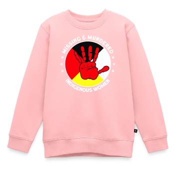 Disparues Femmes indigènes assassinées Native America - Sweat Premium enfant bio - rose - Devant - AI Model Kid Female (0cm)