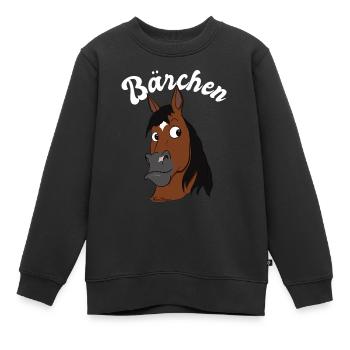 Ein süßer Araber namens Bärchen - Kinder Premium Organic Sweatshirt - Schwarz - Vorne - AI Model Kid Female (0cm)