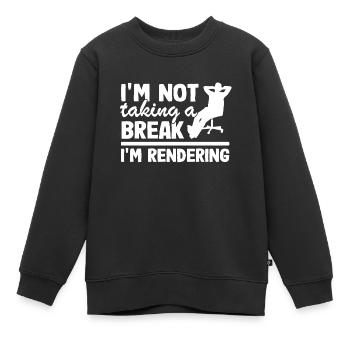 Video Bearbeitung Cutter Filmemacher Kameramann - Kinder Premium Organic Sweatshirt - Schwarz - Vorne - AI Model Kid Female (0cm)