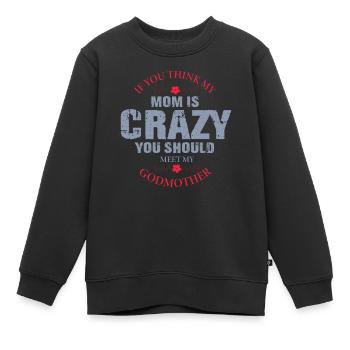 Patin Pate, Patin Pate Tante, Patenkind, - Kinder Premium Organic Sweatshirt - Schwarz - Vorne - AI Model Kid Female (0cm)