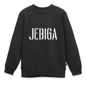 Serbe Jebiga Serbie Serbes - Sweat Premium enfant bio - noir - Devant - AI Model Kid Female (0cm)