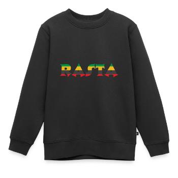 Rasta Jamaika Karibik Jamaikaner - Kinder Premium Organic Sweatshirt - Schwarz - Vorne - AI Model Kid Female (0cm)