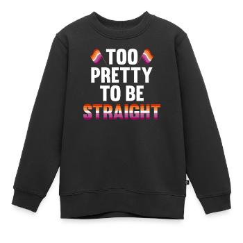 Lesbisch Schwul Gay Pride LGBTQ Pride Month - Sweat Premium enfant bio - noir - Devant - AI Model Kid Female (0cm)