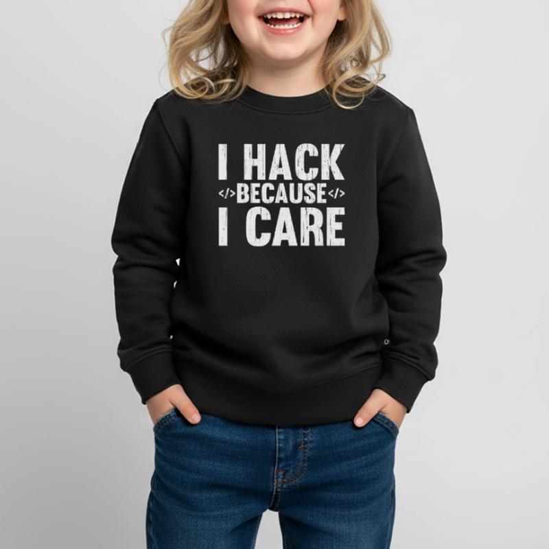 Hacker Code Informatique admin Oracle Cadeau Sweat Premium enfant bio