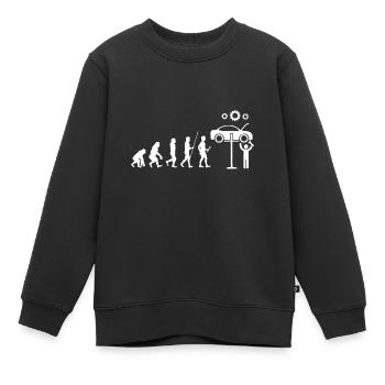 Mechaniker - Kinder Premium Organic Sweatshirt - Schwarz - Vorne - AI Model Kid Female (0cm)