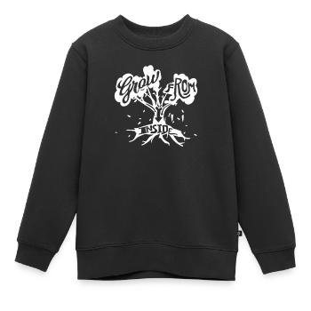 Motivation Confiance en soi - Sweat Premium enfant bio - noir - Devant - AI Model Kid Female (0cm)