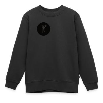 Golf golf ballon - Sweat Premium enfant bio - noir - Devant - AI Model Kid Female (0cm)