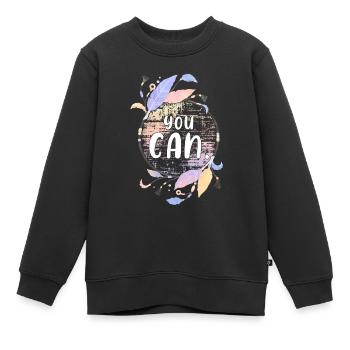 Yoga attrape-rêves indien - Sweat Premium enfant bio - noir - Devant - AI Model Kid Female (0cm)