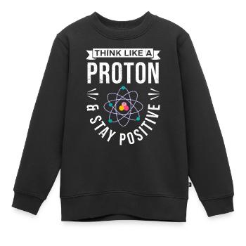 Chimistes Laboratoire Tableau périodique Neutron Alchimie - Sweat Premium enfant bio - noir - Devant - AI Model Kid Female (0cm)