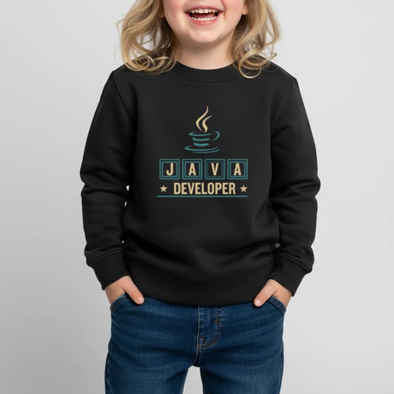 Java Developer Coffee Kaffee Kinder Premium Organic Sweatshirt
