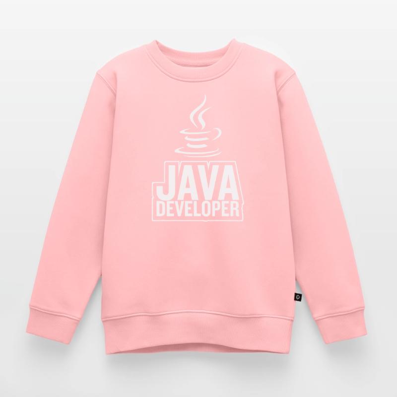 Java Developer Coffee Kaffee Kinder Premium Organic Sweatshirt