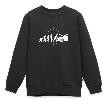 Kfz-Mechatroniker - Kinder Premium Organic Sweatshirt - Schwarz - Vorne - AI Model Kid Female (0cm)