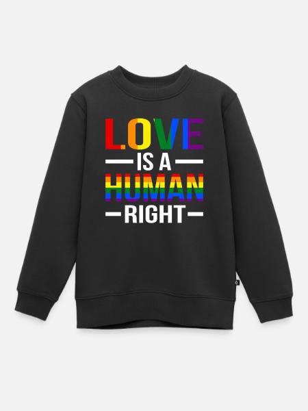 Lgbt - Kinder Premium Organic Sweatshirt - Schwarz