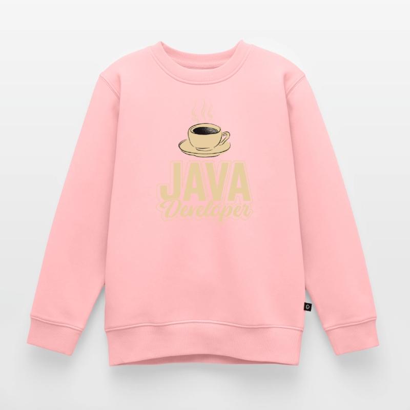 Java Developer Coffee Kaffee Kinder Premium Organic Sweatshirt