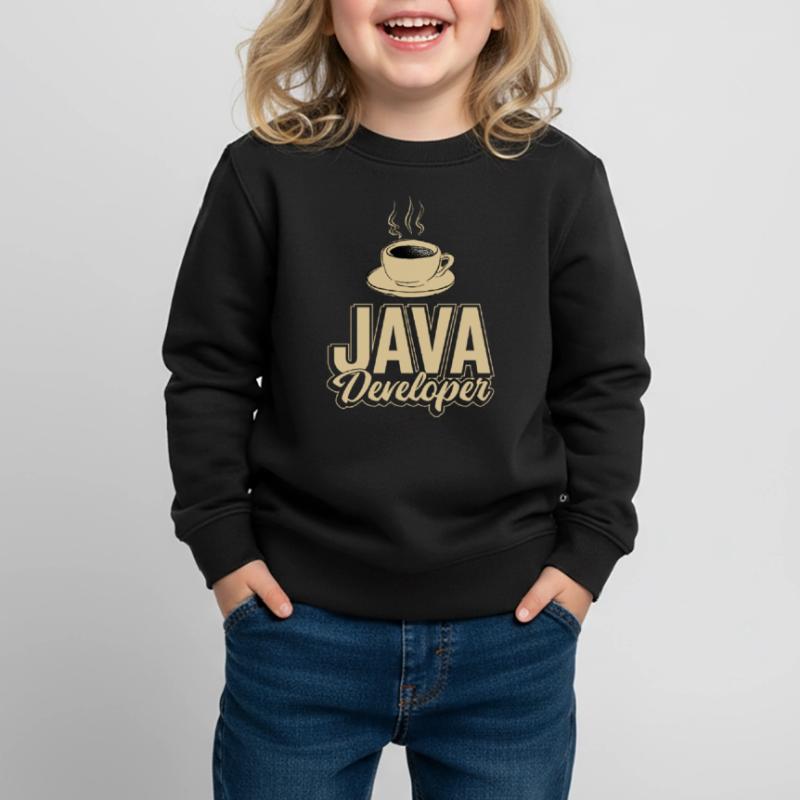 Café Java Developer Coffee Sweat Premium enfant bio