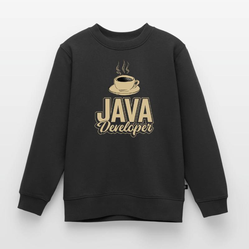 Café Java Developer Coffee Sweat Premium enfant bio