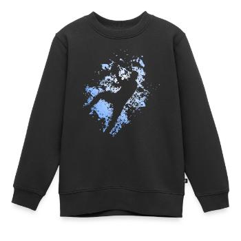Handball Sprungwurf Handballspieler Kreisläufer - Kinder Premium Organic Sweatshirt - Schwarz - Vorne - AI Model Kid Female (0cm)