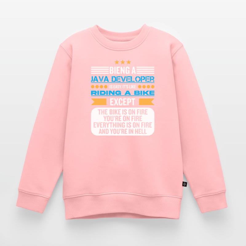 Java Developer Kinder Premium Organic Sweatshirt