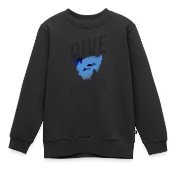 Scuba Diving Diver Dive Buddies - Sweat Premium enfant bio - noir - Devant - AI Model Kid Female (0cm)