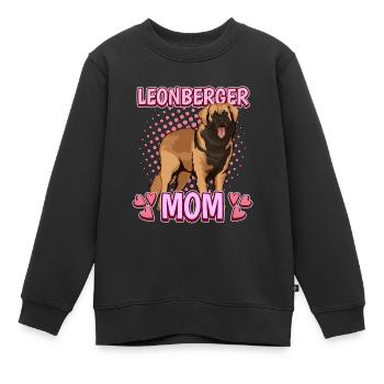 Leonberger Leonberger Mom - Kinder Premium Organic Sweatshirt - Schwarz - Vorne - AI Model Kid Female (0cm)