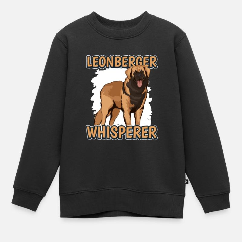 Leonberger Leonberger Whisperer - Sweat Premium enfant bio - noir