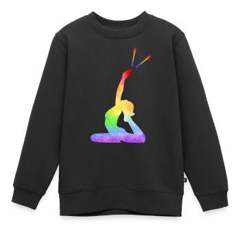 Gymnastique rythmique Keulen RSG Idée cadeau - Sweat Premium enfant bio - noir - Devant - AI Model Kid Female (0cm)