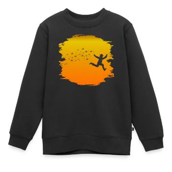 Abeilles abeilles abeilles - Sweat Premium enfant bio - noir - Devant - AI Model Kid Female (0cm)