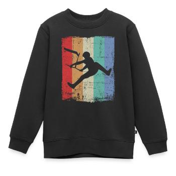 Cascadeur scooter scooter trottinette - Sweat Premium enfant bio - noir - Devant - AI Model Kid Female (0cm)