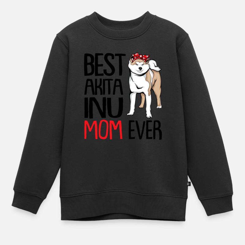 Akita Inu - Sweat Premium enfant bio - noir