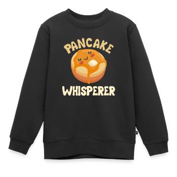 Crêpes Chuchoteurs - Sweat Premium enfant bio - noir - Devant - AI Model Kid Female (0cm)