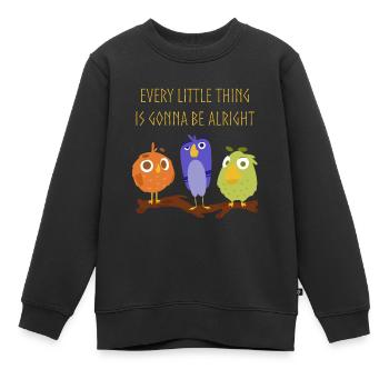 Rastafari Jamaika - Kinder Premium Organic Sweatshirt - Schwarz - Vorne - AI Model Kid Female (0cm)