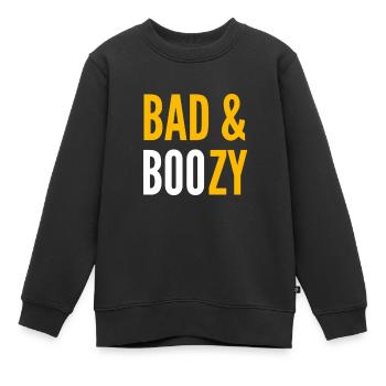 Halloween Halloween Halloween Halloween Halloween - Sweat Premium enfant bio - noir - Devant - AI Model Kid Female (0cm)