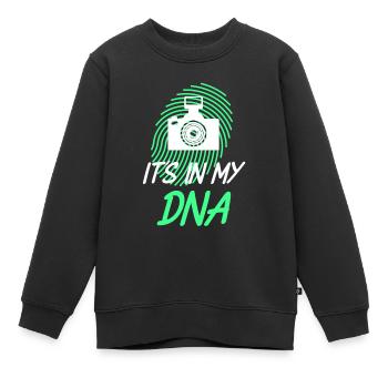 Photographie photographique Photographe photographe photographe - Sweat Premium enfant bio - noir - Devant - AI Model Kid Female (0cm)