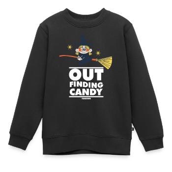 Hexe - Kinder Premium Organic Sweatshirt - Schwarz - Vorne - AI Model Kid Female (0cm)